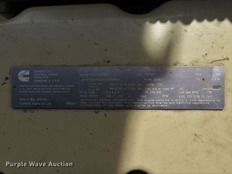 image for item EV9659 2011 Volvo PF-6170 paver