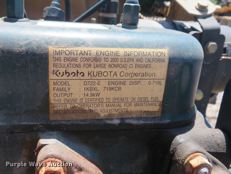 image for item EV9662 2002 Ingersoll Rand DD16 double drum vibratory roller