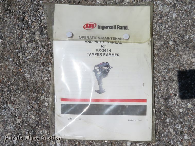 image for item EV9667 Ingersoll Rand RX-264H plate compactor