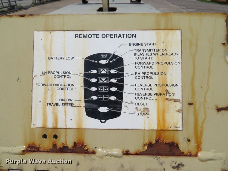 image for item EV9670 2004 Ingersoll Rand TC13 trench compactor