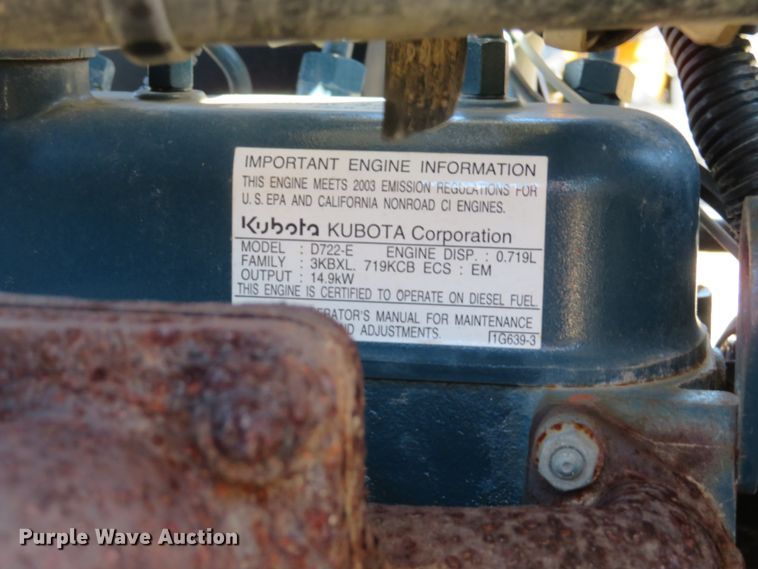 image for item EV9670 2004 Ingersoll Rand TC13 trench compactor