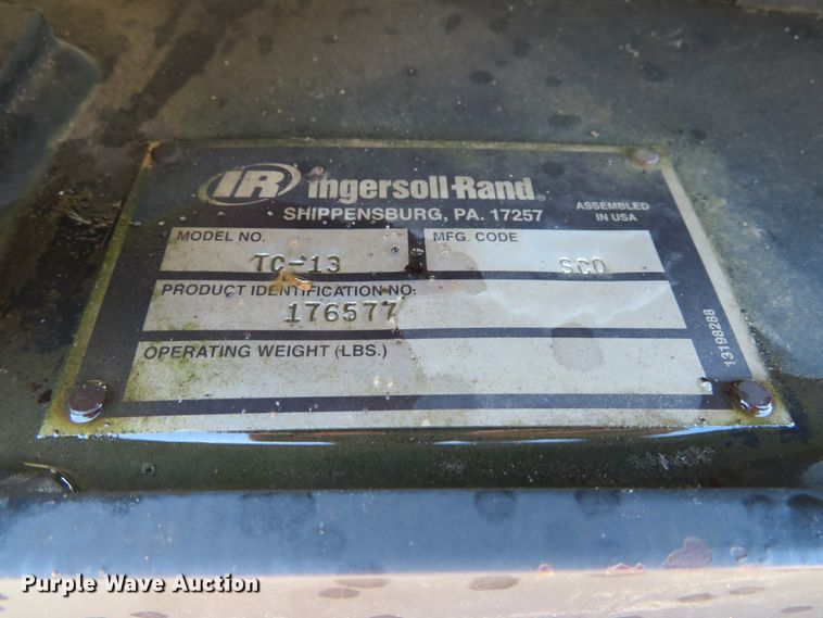 image for item EV9670 2004 Ingersoll Rand TC13 trench compactor