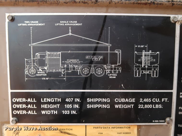 image for item FE9692 1982 Mack DM492S tank truck