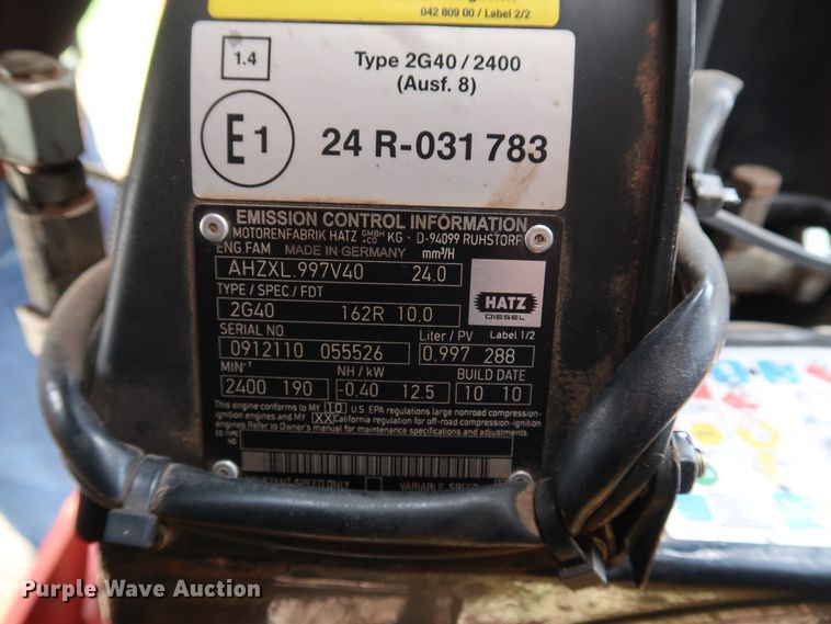 image for item FE9694 2011 Dynapac LP8504 trench compactor