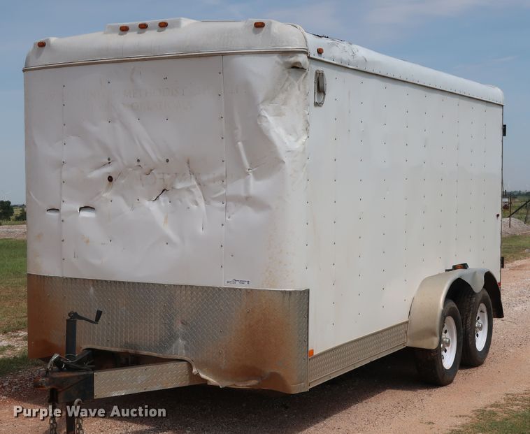 image for item FE9697 Shop built enclosed cargo trailer