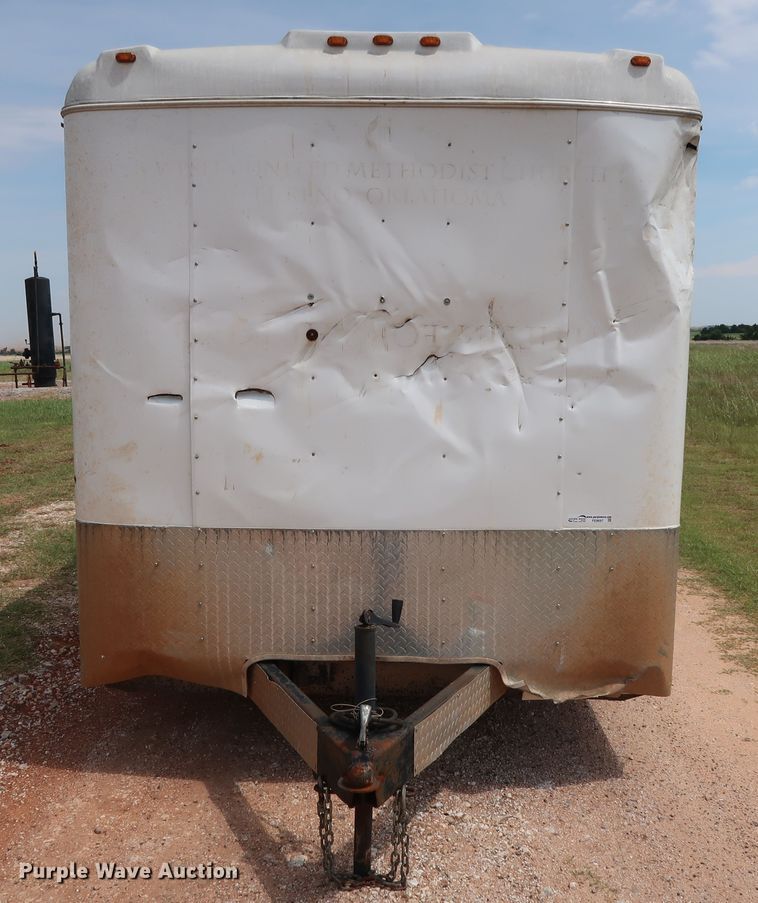 image for item FE9697 Shop built enclosed cargo trailer