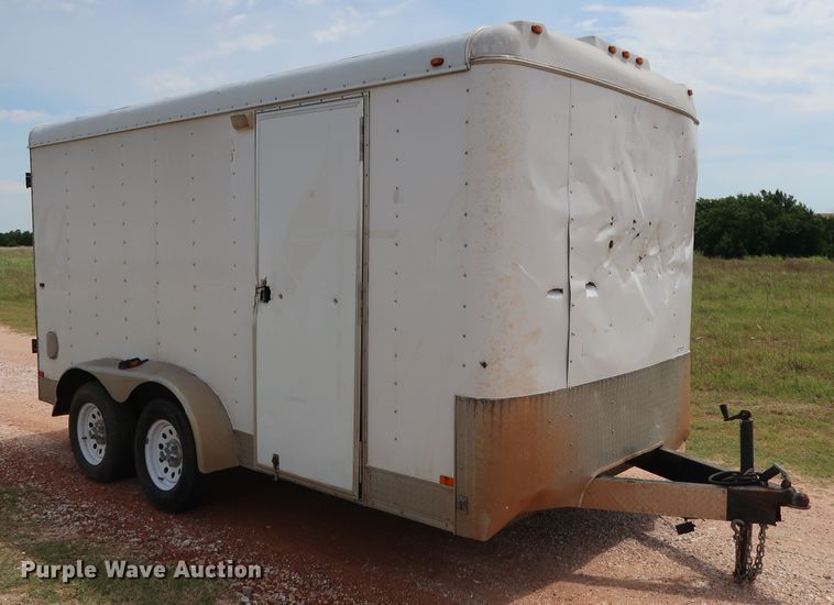 image for item FE9697 Shop built enclosed cargo trailer