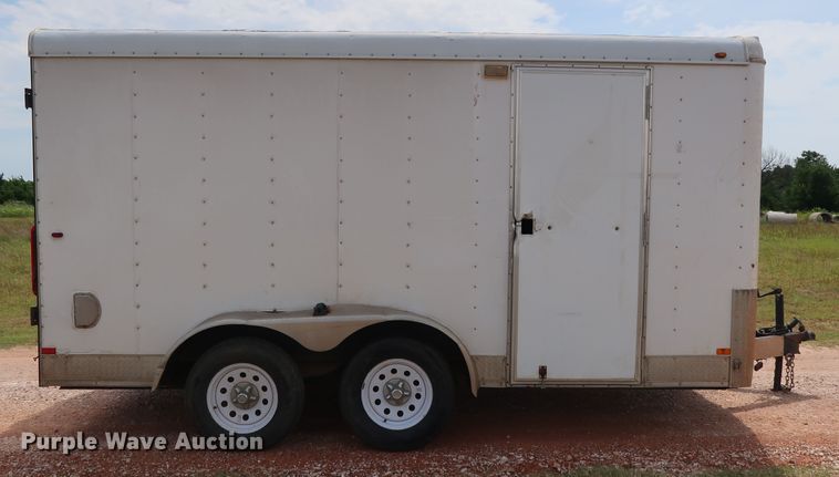image for item FE9697 Shop built enclosed cargo trailer