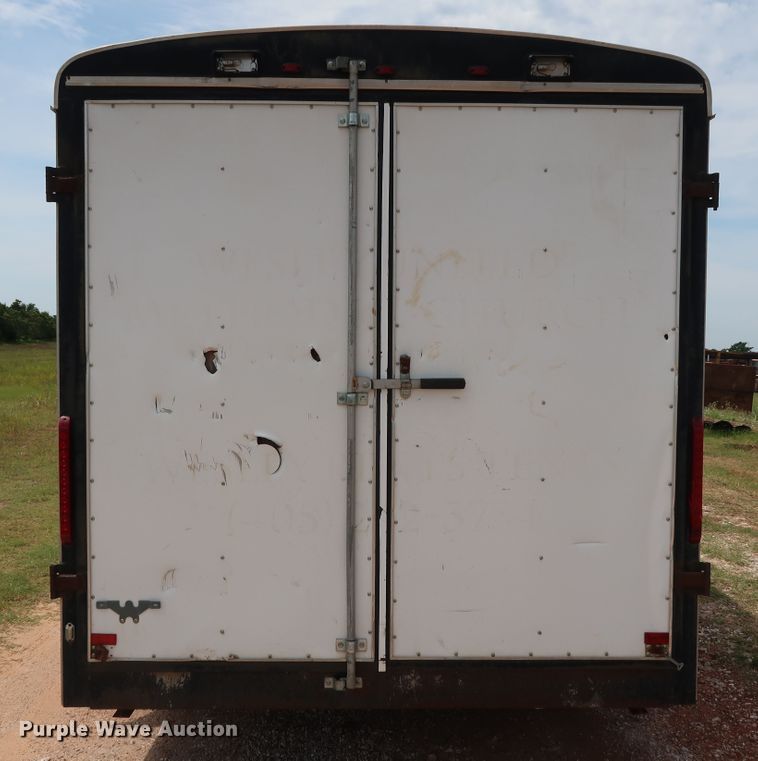 image for item FE9697 Shop built enclosed cargo trailer