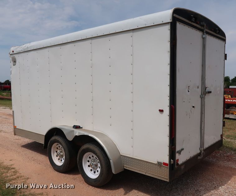image for item FE9697 Shop built enclosed cargo trailer