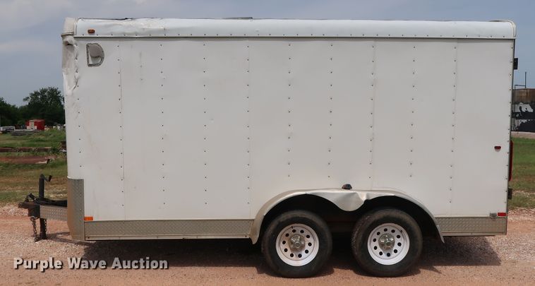 image for item FE9697 Shop built enclosed cargo trailer