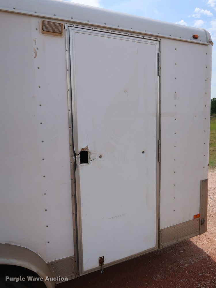 image for item FE9697 Shop built enclosed cargo trailer