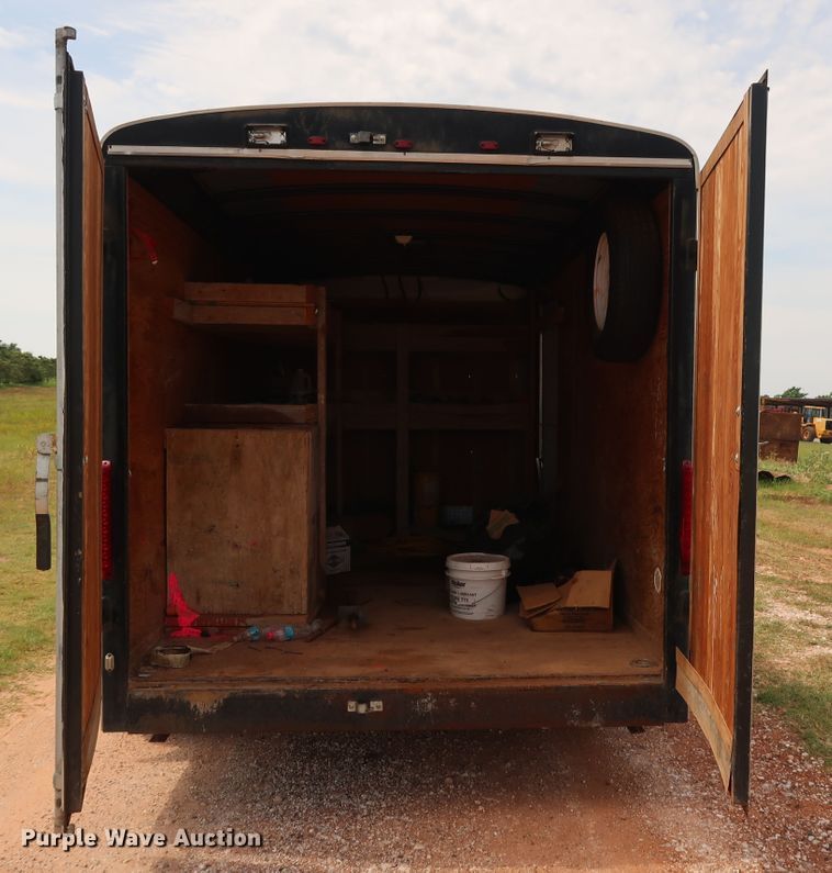 image for item FE9697 Shop built enclosed cargo trailer
