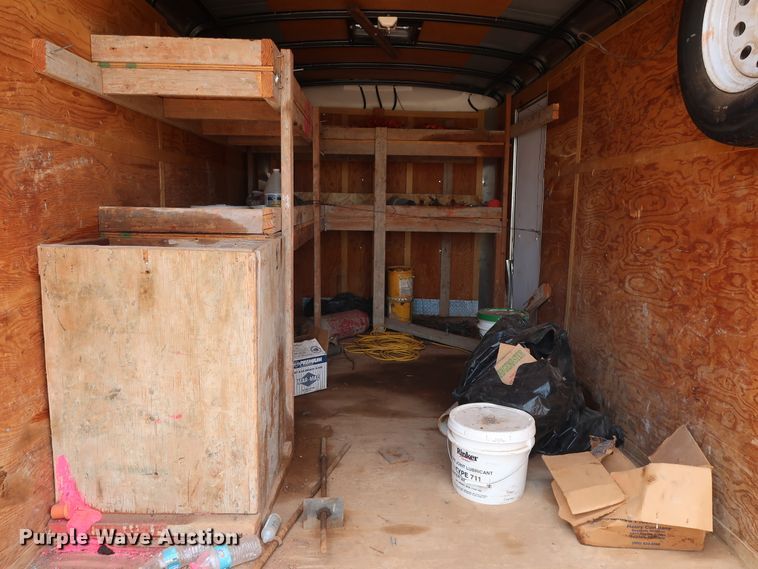 image for item FE9697 Shop built enclosed cargo trailer