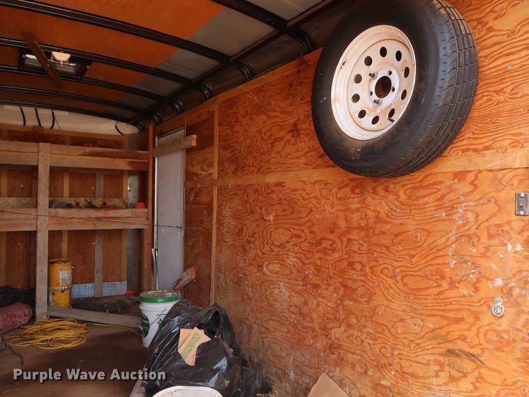 image for item FE9697 Shop built enclosed cargo trailer