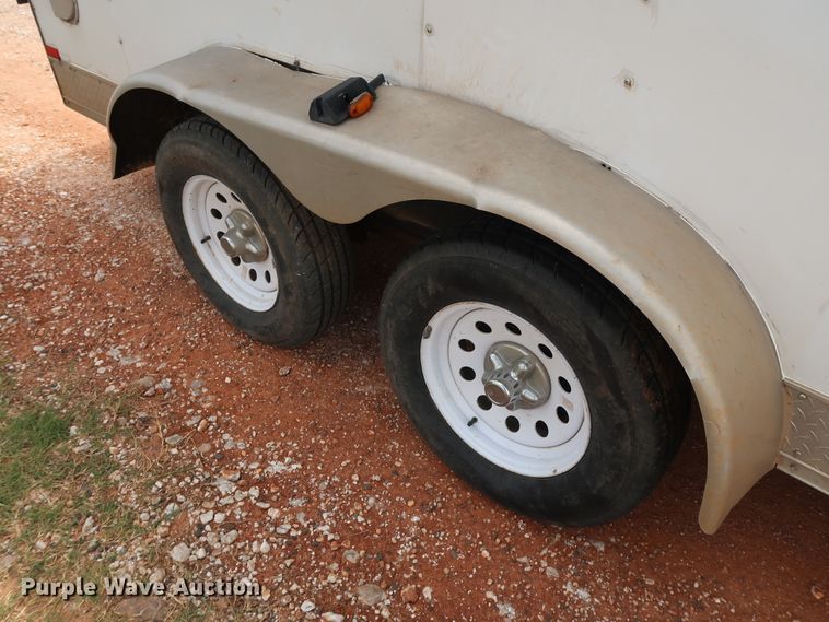 image for item FE9697 Shop built enclosed cargo trailer