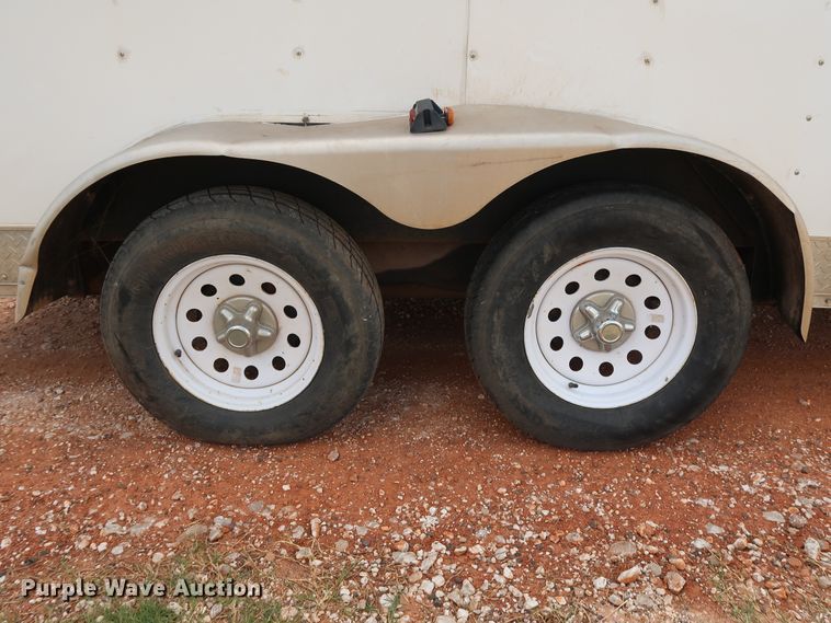 image for item FE9697 Shop built enclosed cargo trailer