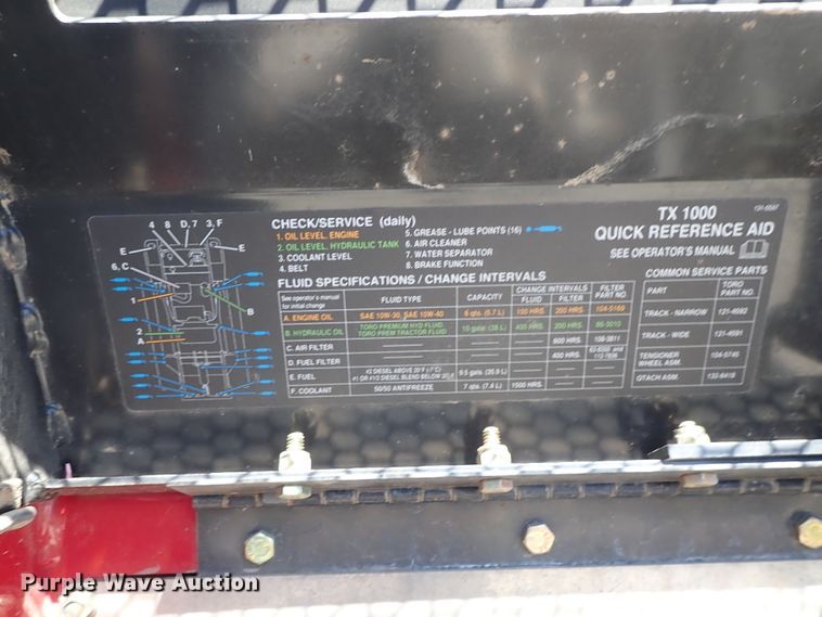 image for item FE9779 Toro Dingo TX-1000 compact utility loader