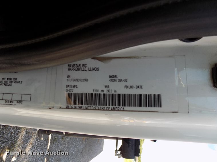 image for item FI9903 2013 International 4300 flatbed truck