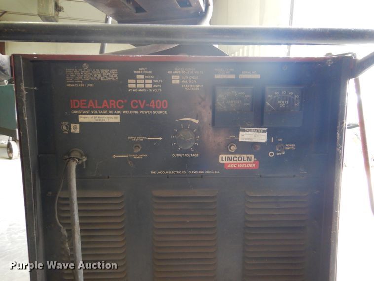 image for item FT9302 Lincoln Electric Idealarc CV-400 welder