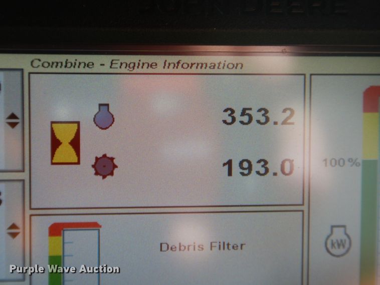 image for item DC0235 2015 John Deere S670 STS RWA combine