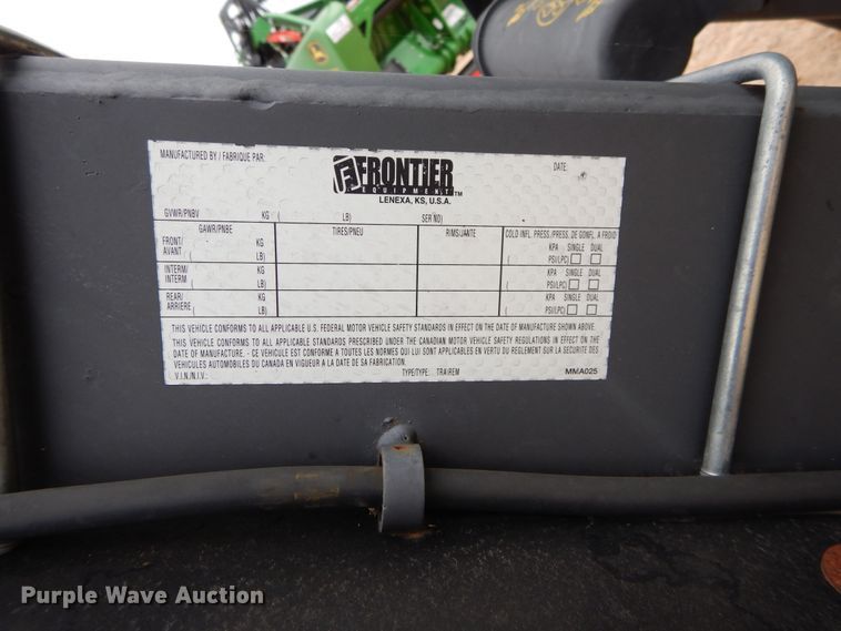 image for item DC0242 2011 Frontier HT1238 header trailer