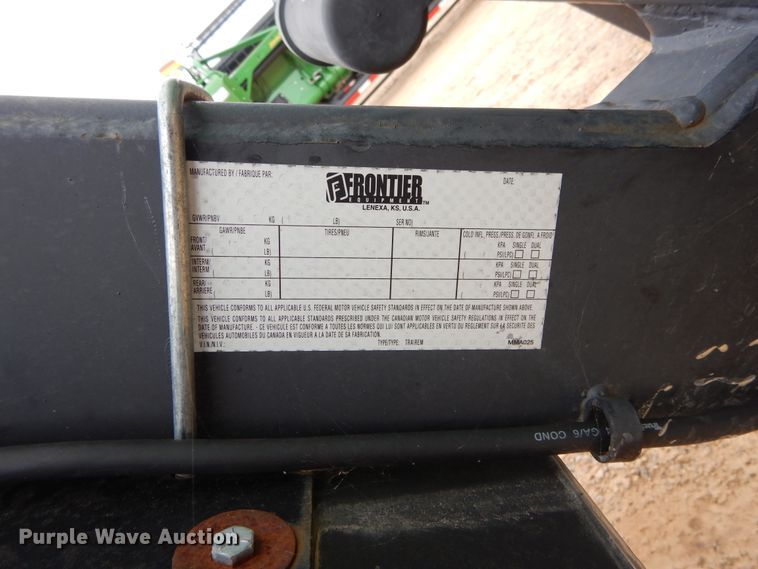 image for item DC0243 2011 Frontier HT1238 header trailer