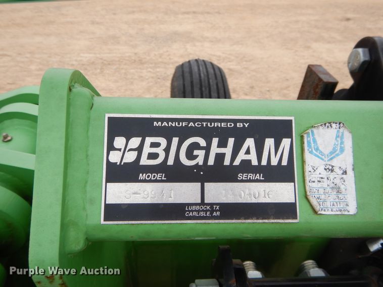 image for item DC0245 2014 Bigham Brothers S-9941-888 row crop cultivator