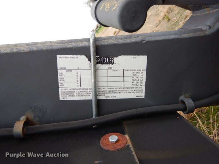 image for item DC0249 2011 Frontier HT1232 header trailer