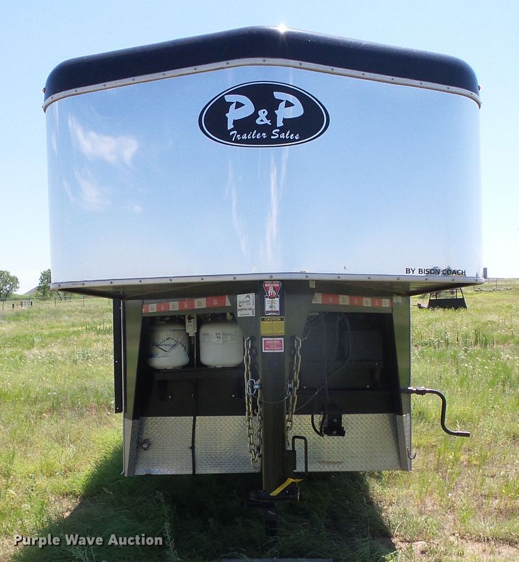 image for item DC5087 2017 Bison Coach horse trailer
