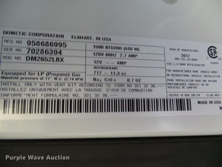 image for item DC5087 2017 Bison Coach horse trailer