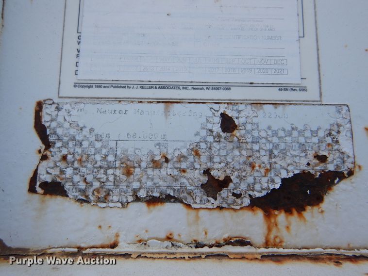 image for item DC5097 2001 Maurer double hopper grain trailer