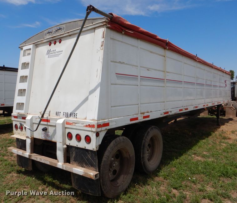 image for item DC5098 2001 Maurer double hopper bottom grain trailer