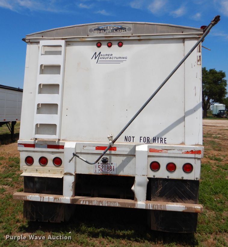 image for item DC5098 2001 Maurer double hopper bottom grain trailer