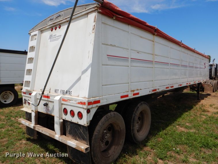image for item DC5098 2001 Maurer double hopper bottom grain trailer