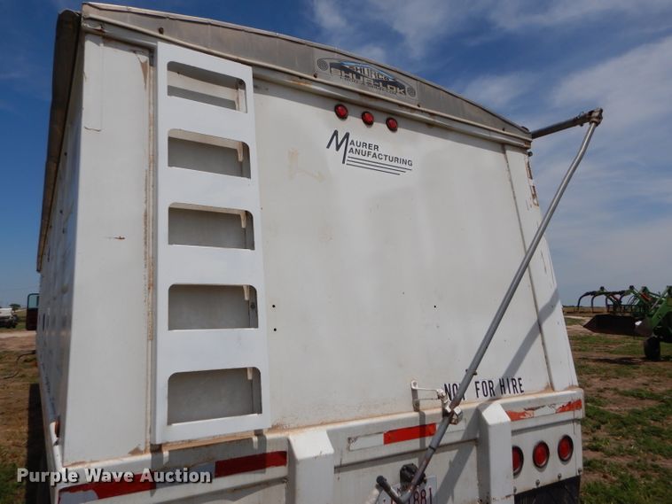 image for item DC5098 2001 Maurer double hopper bottom grain trailer