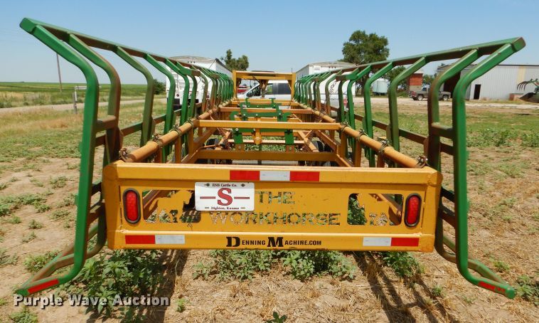 image for item DC5099 2015 Denning DMS12 hay bale trailer