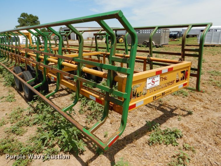 image for item DC5099 2015 Denning DMS12 hay bale trailer