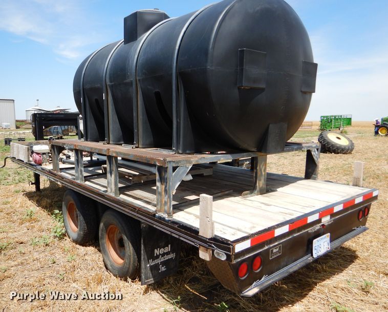 image for item DC5102 2003 Neal flatbed trailer with nurse tank