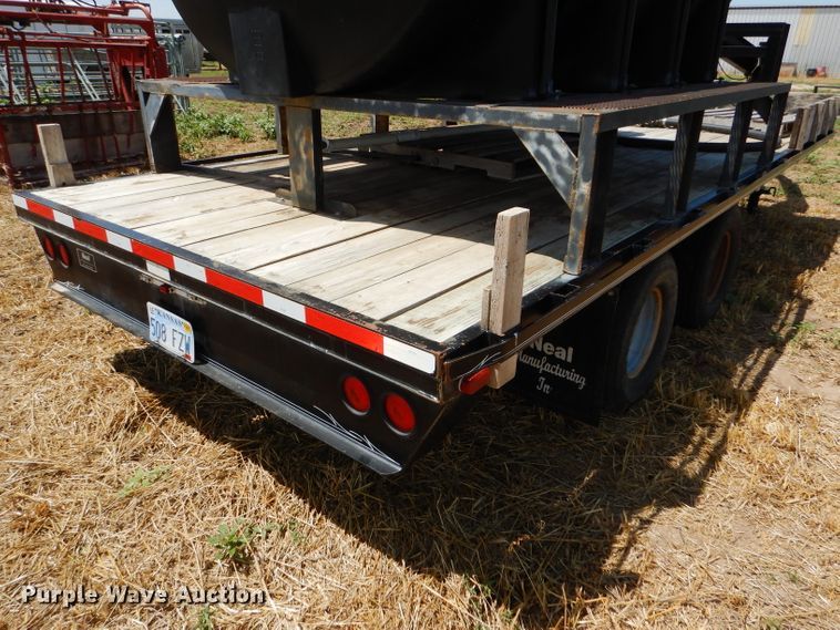 image for item DC5102 2003 Neal flatbed trailer with nurse tank