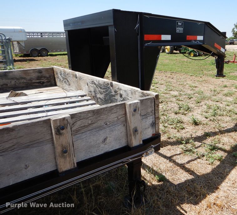 image for item DC5102 2003 Neal flatbed trailer with nurse tank