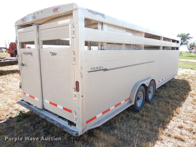 image for item DC5105 2018 Hillsboro livestock trailer