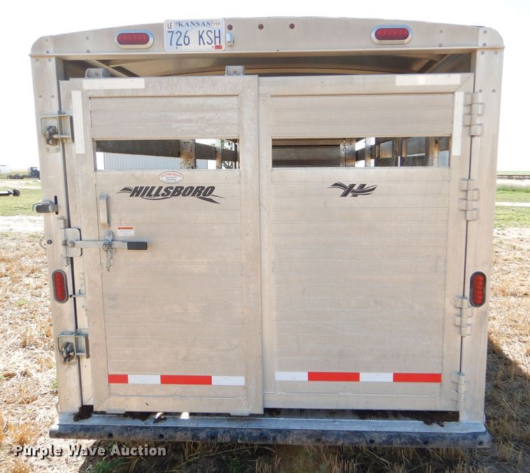 image for item DC5105 2018 Hillsboro livestock trailer