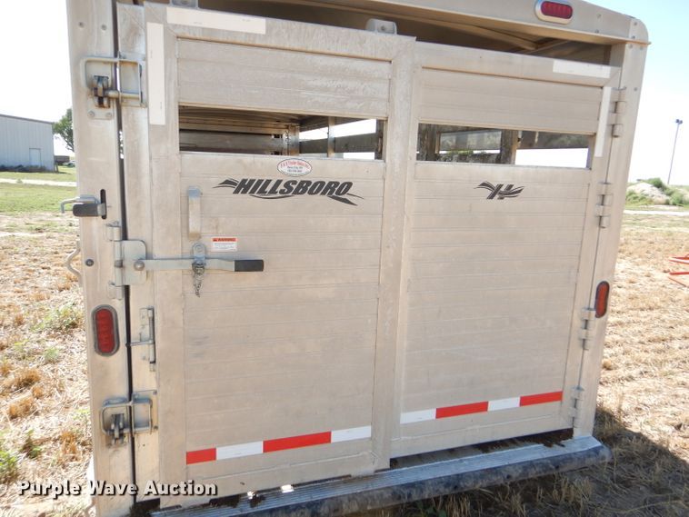 image for item DC5105 2018 Hillsboro livestock trailer