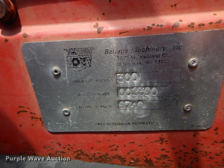 image for item DH3502 Belarus 300 tractor