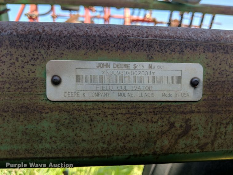 image for item DH3505 John Deere 980 chisel