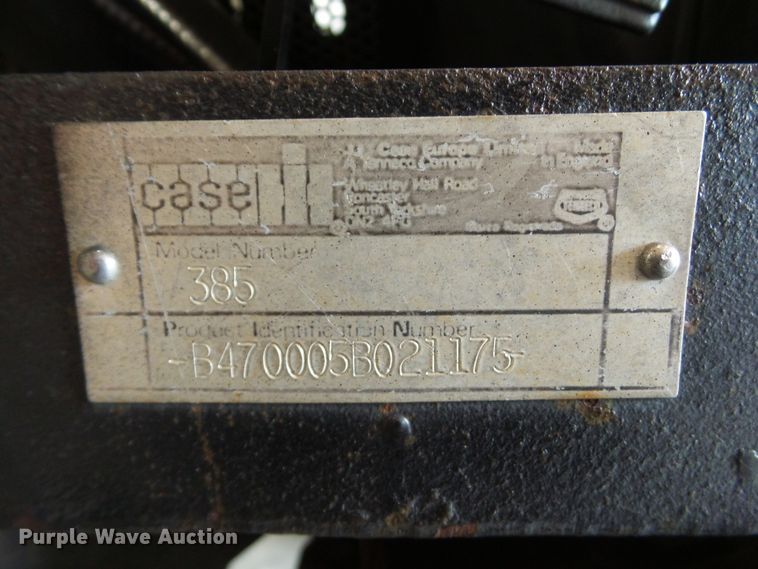 image for item EM9781 1989 Case IH 385 tractor