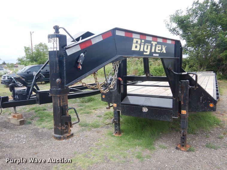 image for item FI9940 2018 Big Tex 25GN equipment trailer