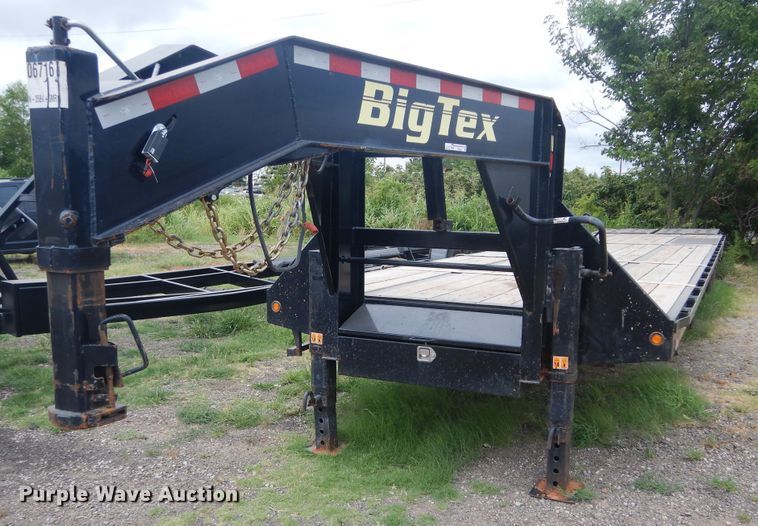 image for item FI9940 2018 Big Tex 25GN equipment trailer