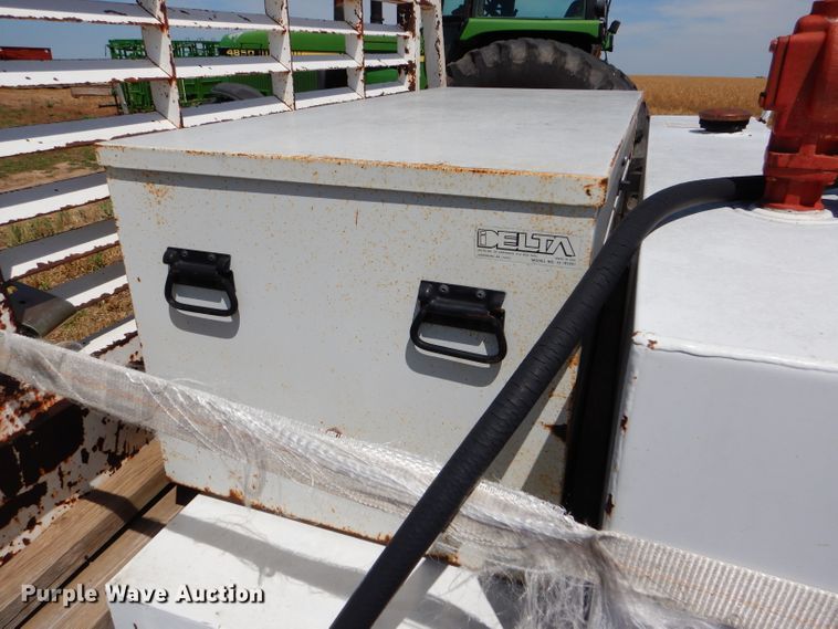 image for item FY9515 Shop built pickup flatbed trailer